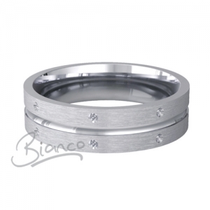 Special Designer Platinum Wedding Ring Amitie 